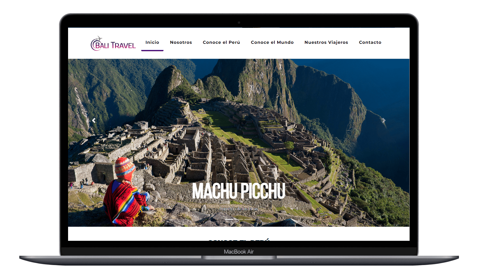 Plataforma de paquetes de viaje y turismo